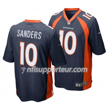Maillot Homme Denver Broncos Emmanuel Sanders 10 Nike Bleu